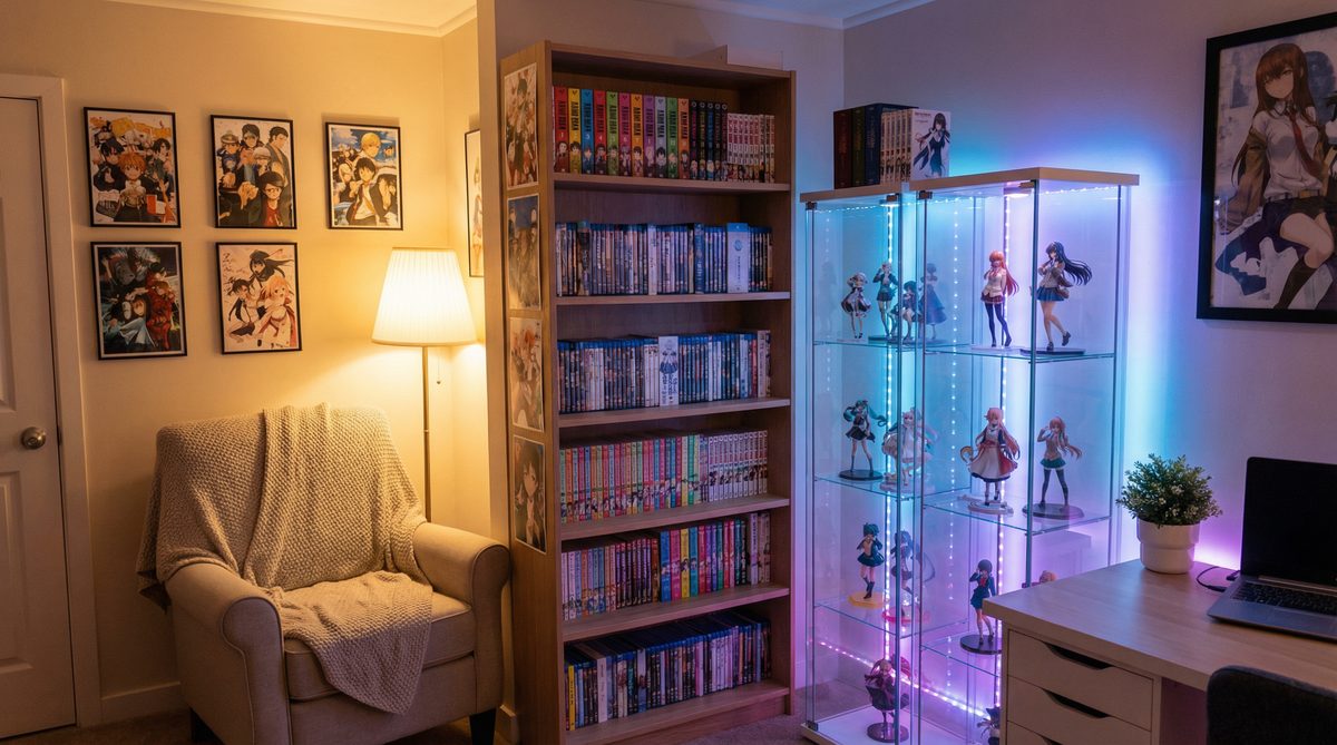萝莉岛动漫收藏房间布置